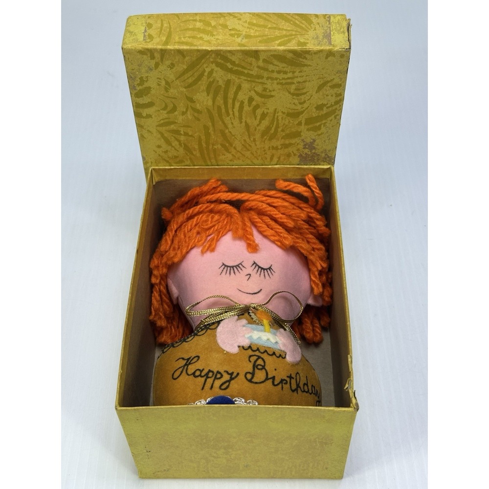 VINTAGE DOLLY GRAM WESTERN UNION HAPPY BIRTHDAY DOLL ORIGINAL BOX